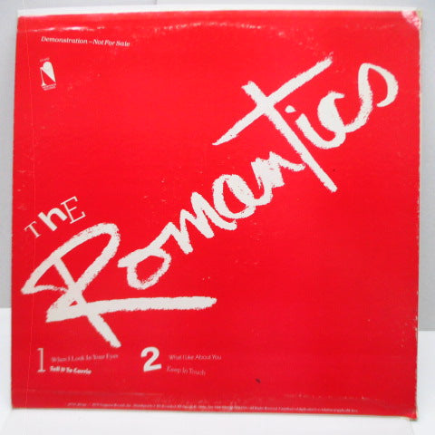 ROMANTICS, THE - Tell It To Carrie +3 (US Promo 12")