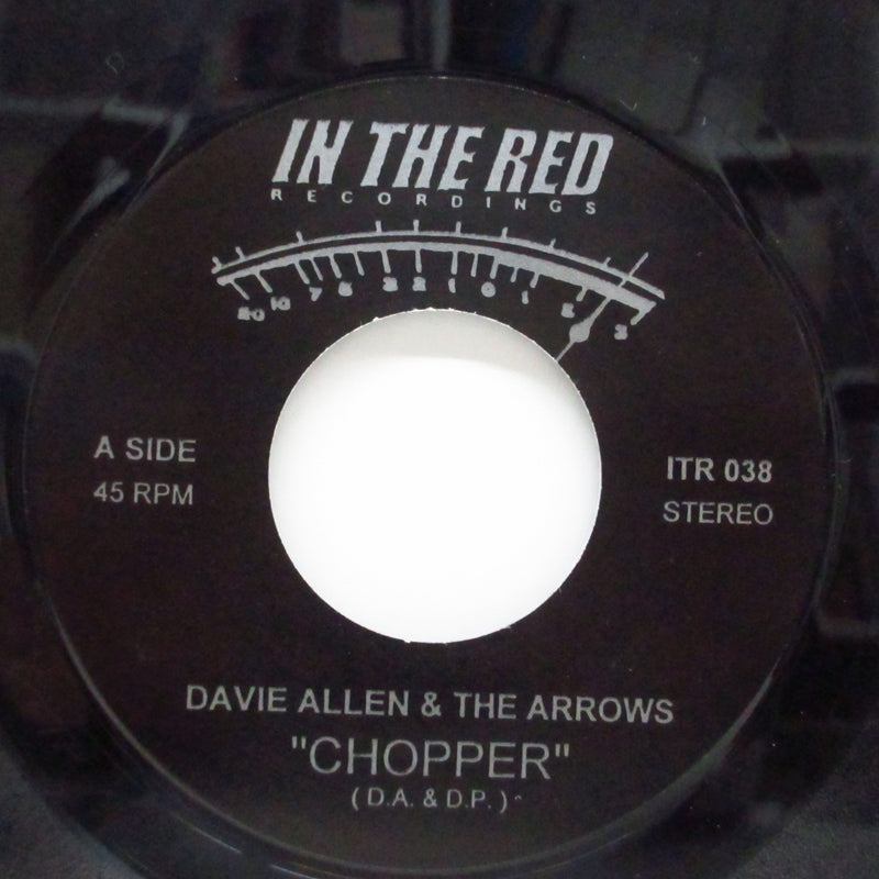DAVIE ALLEN  & THE ARROWS (デヴィ・アレン & ジ・アロウズ)  - Chopper / Open Throttle (US オリジナル 7"+PS)