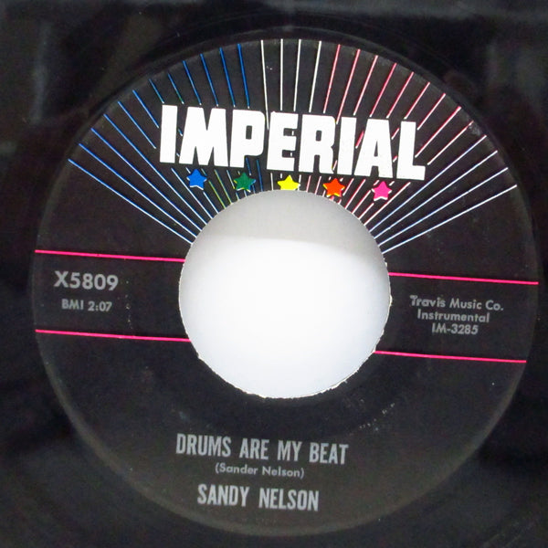 SANDY NELSON (サンディ・ネルソン)  - Drums Are My Beat (US オリジナル 7")