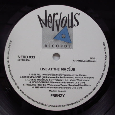 FRENZY - Live At The 100 Club (UK Orig.LP)