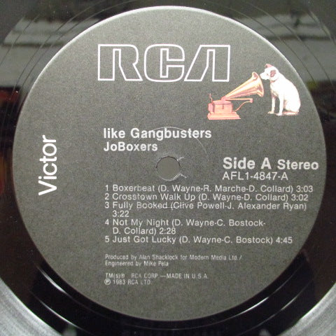 JoBOXERS (ジョーボクサーズ) - Like Gangbusters (US オリジナル LP+インナー)