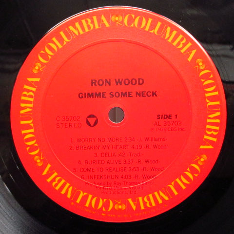 RON WOOD (RONNIE WOOD) (ロン・ウッド) - Gimme Some Neck (US Re PC Catalog Number)