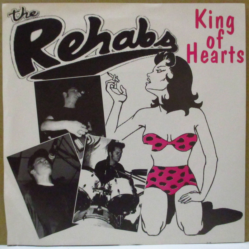 REHABS, THE - King Of Hearts (US Ltd.Pink Vinyl 7")