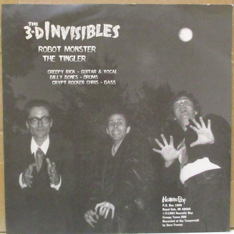 3-D INVISIBLES, THE - Robot Monster (US Ltd.Red Vinyl 7")