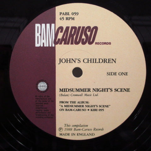 JOHN'S CHILDREN - Midsummers Night's Scene (UK Orig.12")