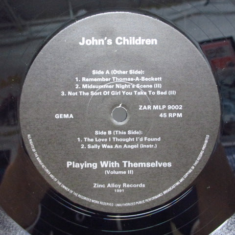 JOHN'S CHILDREN (ジョンズ・チルドレン)  - Playing With Themselves Vol.2 (German Orig.12")