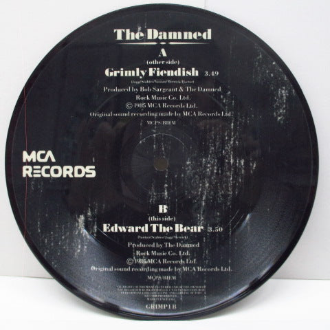 DAMNED, THE (ザ ・ダムド) - Grimly Fiendish (UK Ltd.Picture 7")