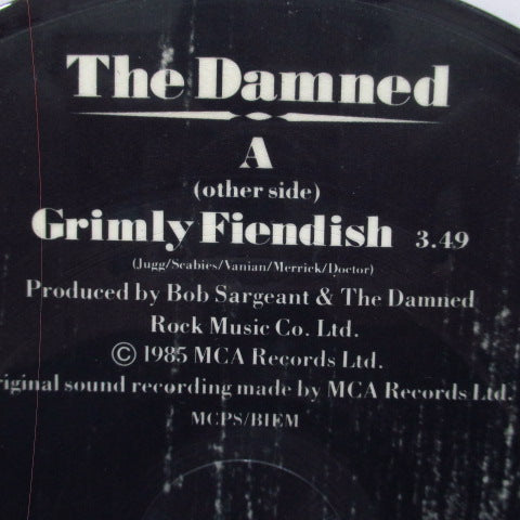 DAMNED, THE (ザ ・ダムド) - Grimly Fiendish (UK Ltd.Picture 7")