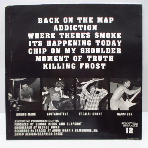 SLAPSHOT (スラップショット) - Back On The Map (US 90's 再発 LP/Blue Lbl.)