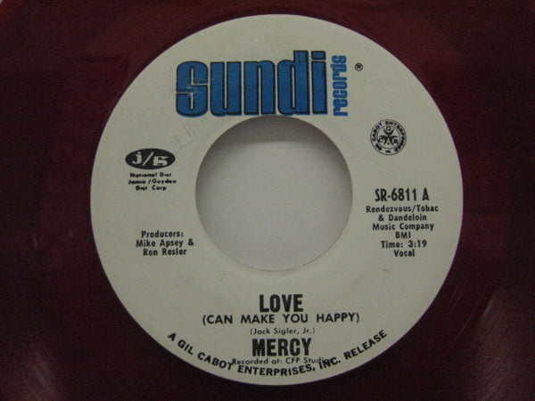 MERCY - Love / Fire Ball (Red Vinyl)