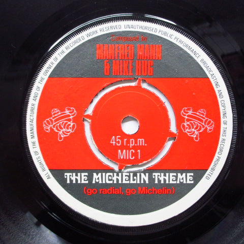 MANFRED MANN & MIKE HUG (マンフレッド・マン & マイク・ハグ) - The Michelin Theme (UK Orig.+Black Die-Cut Sleeve)