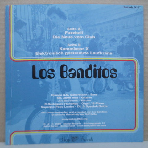 LOS BANDITOS-Fuzzball +3 (Swiss Orig.Blue Vinyl 7 ")