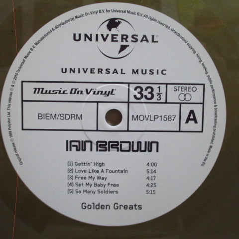 IAN BROWN-Golden Greats (EU Ltd. Reissue.180g LP)