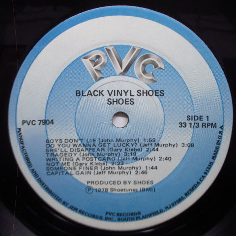 SHOES, THE (ザ ・シューズ)  - Black Vinyl Shoes (US Re LP/PVC 7904)