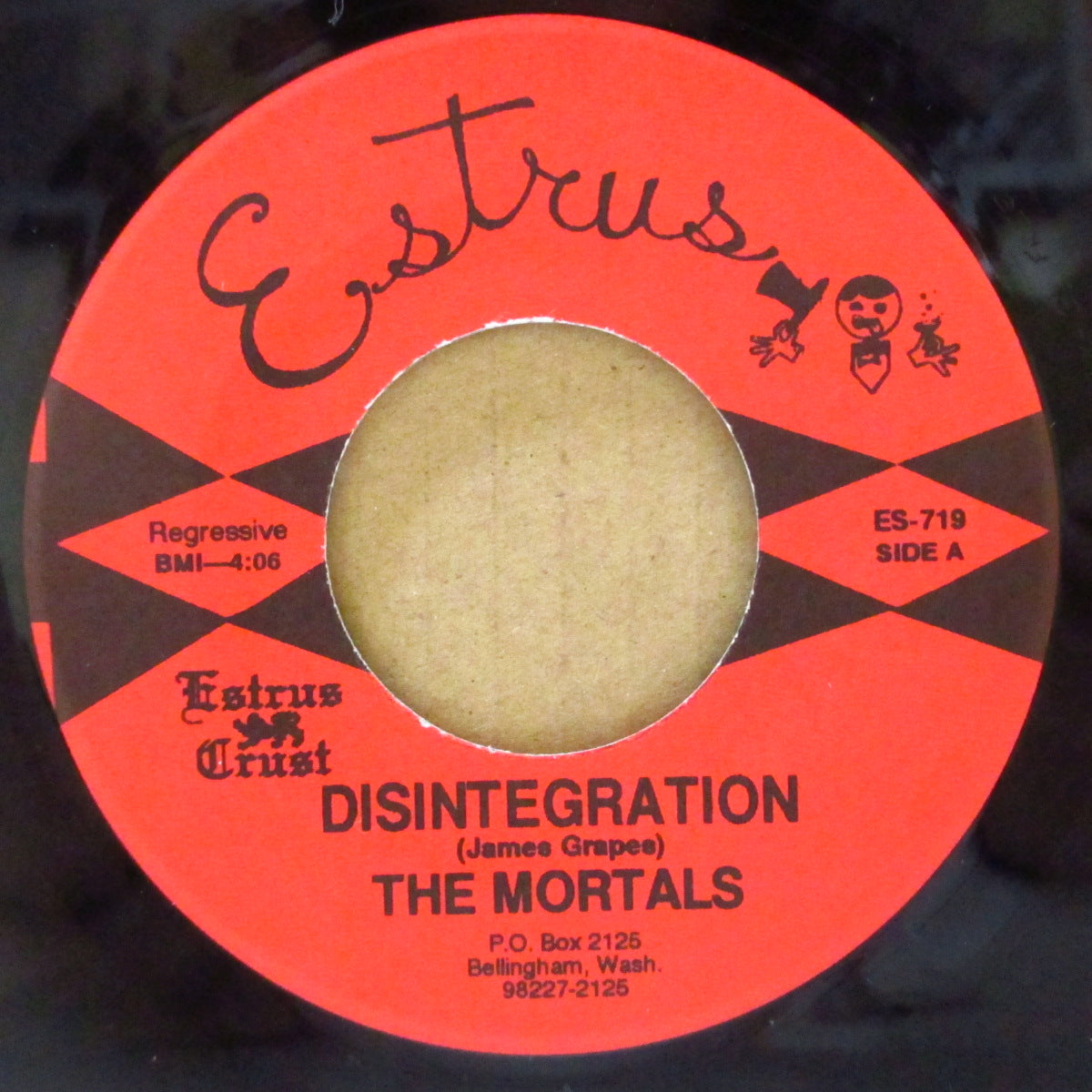 MORTALS, THE (ザ・モータルズ)  - Disintegration +2 (US 1,000枚限定 7")