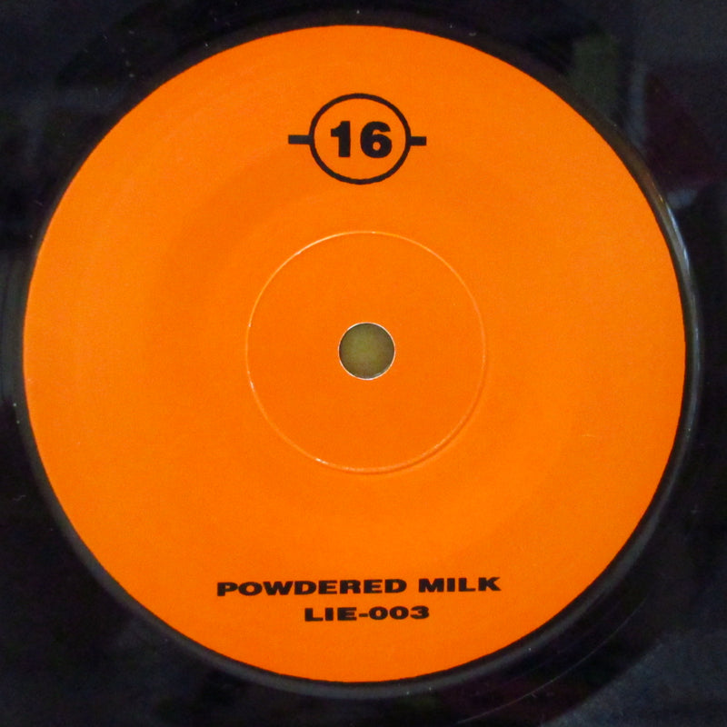 16 / AMERICAN PSYCHO BAND, THE - Powerred Milk / Cast Down (US 1,000 Limited 7"+Sticker,Inasert/Silk-Screened PS)