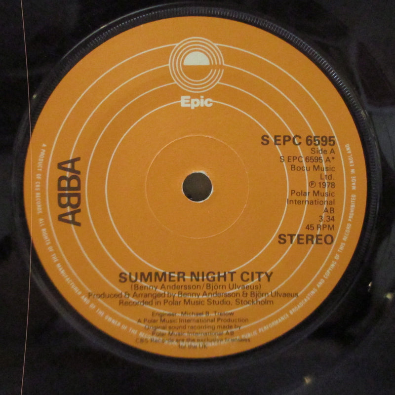 ABBA - Summer Night City / Medley (UK Orig.7"+CS)