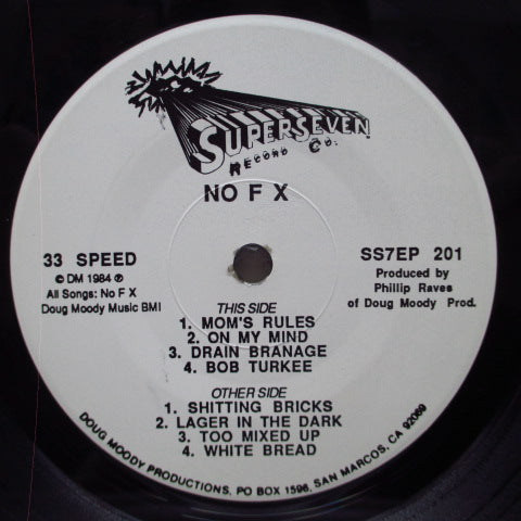 NOFX (ノーエフエックス) - So What If We're On Mystic! EP (US 90s Reissue 7")