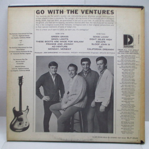 VENTURES (ベンチャーズ) - Go With The Ventures (US Orig.Mono LP)