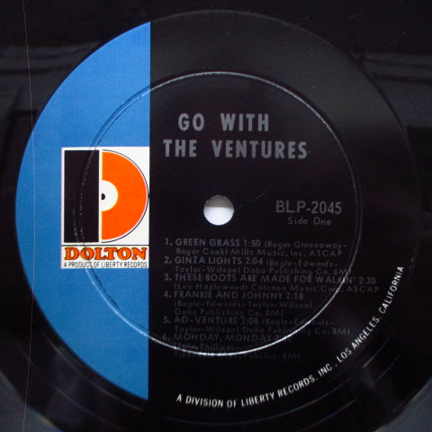 VENTURES (ベンチャーズ) - Go With The Ventures (US Orig.Mono LP)
