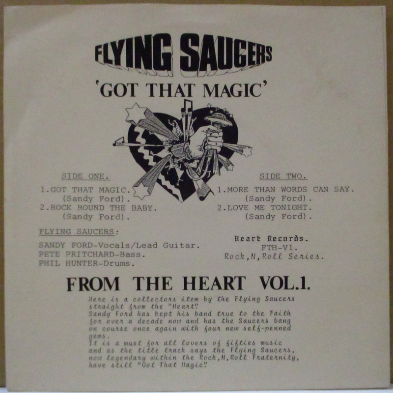 FLYING SAUCERS (フライング・ソーサーズ)  - Got That Magic +3 (UK オリジナル 7"/サイン入りジャケ)