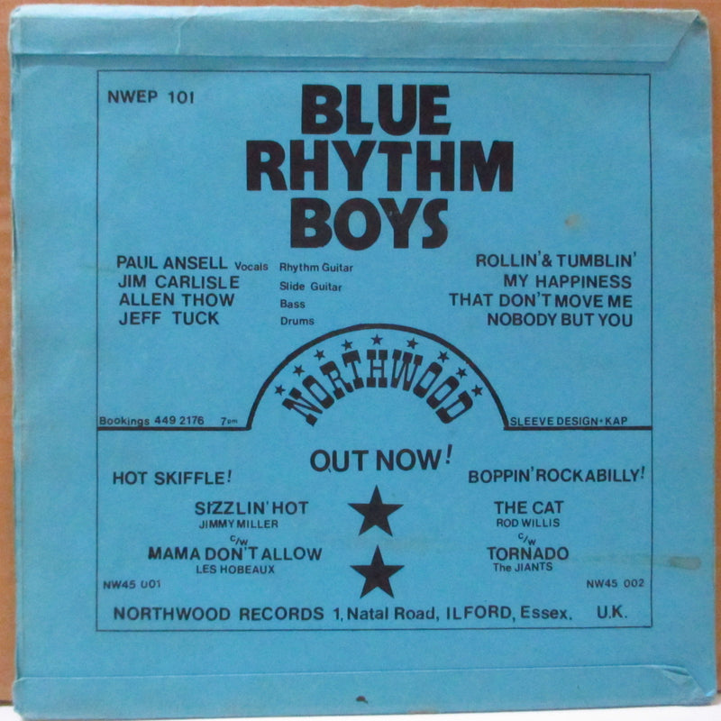 BLUE RHYTHM BOYS (ブルー・リズム・ボーイズ)  - S.T. (UK オリジナル・モノラル 7")