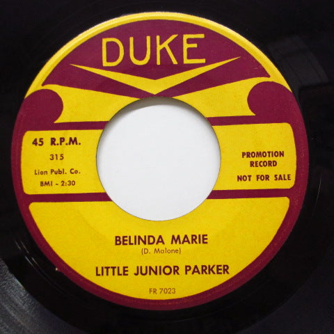 JUNIOR PARKER(LITTLE JUNIOR PARKER) (ジュニア・パーカー)- Dangerous Woman / Belinda Marie (DJ)