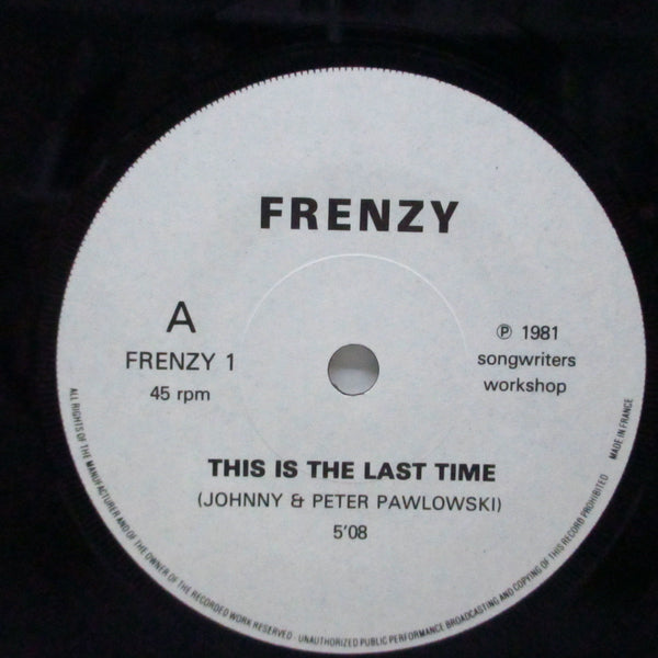 FRENZY (フレンジー)  - This Is The Last Time (UK オリジナル 7")