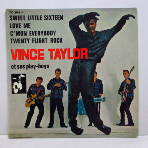 VINCE TAYLOR & PLAYBOYS - Sweet Little Sixteen +3 (French/Belgium 60's EP/CFS)
