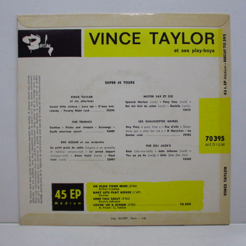 VINCE TAYLOR & PLAYBOYS - So Glad Your Mine +3 (France Orig.EP/CFS)