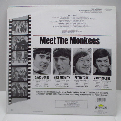 MONKEES - The Monkees (US '96 Re Orange Vinyl Stereo)