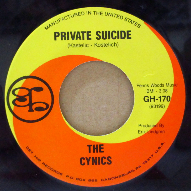 CYNICS, THE (シニックス)  - Private Suicide (US オリジナル 7")