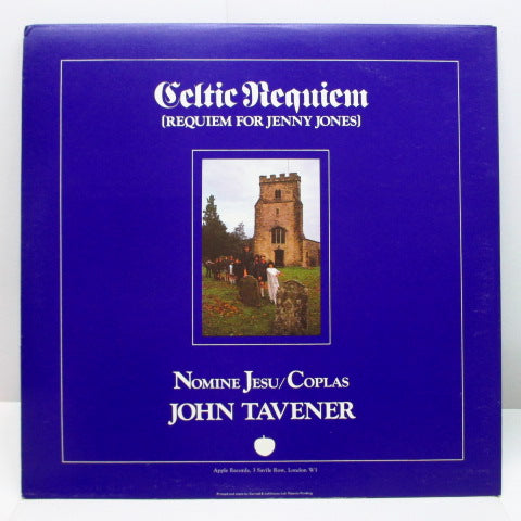 JOHN TAVENER - Celtic Requiem (Requiem For Jenny Jones) (UK Orig.LP+Insert)