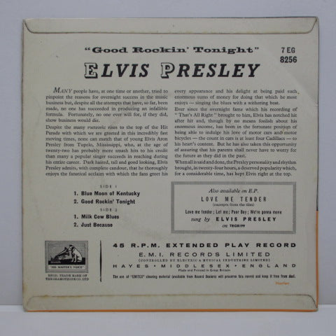 ELVIS PRESLEY - Good Rockin' Tonight (UK Orig.EP/CFS)