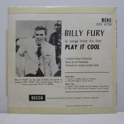 BILLY FURY - Billy Fury In Play It Cool (UK Orig.EP/CFS)