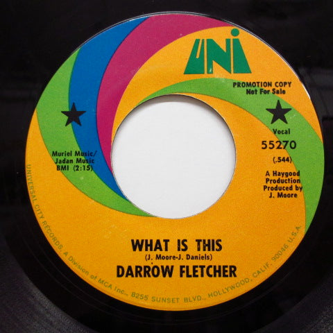 DARROW FLETCHER - What Is This / Dolly Baby (Promo)