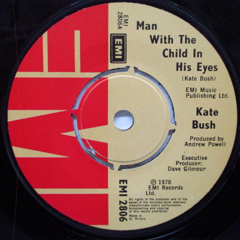 KATE BUSH (ケイト・ブッシュ) - Man With The Child In His Eyes (UK オリジナル 7"/カンパニースリーブ)
