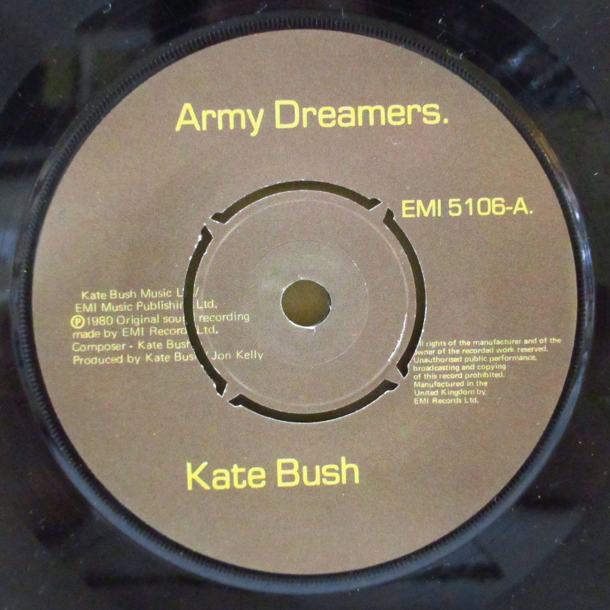 KATE BUSH (ケイト・ブッシュ)  - Army Dreamers (UK オリジナル 7"+マット・ソフト紙ジャケ)