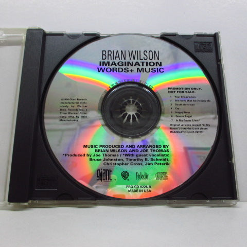 BRIAN WILSON - Imagination Words + Music (US PROMO Sampler)
