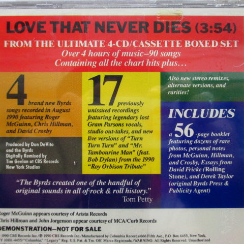 BYRDS - Love That Never Dies (US Promo CD)