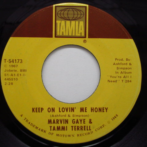 MARVIN GAYE & TAMMI TERRELL - Keep On Lovin' Me Honey