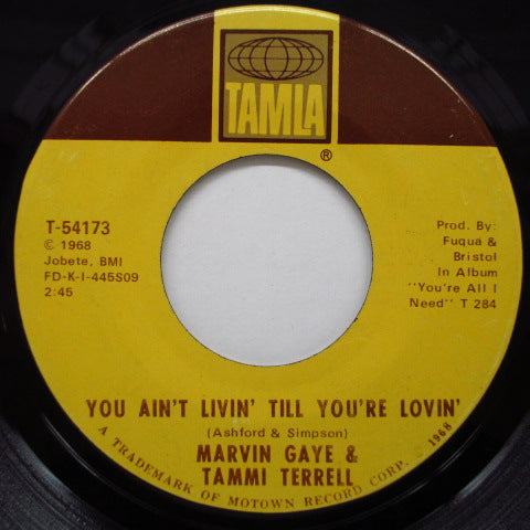 MARVIN GAYE & TAMMI TERRELL (マーヴィン・ゲイ & タミー・ティレル ) - Keep On Lovin' Me Honey