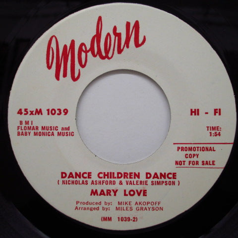 MARY LOVE - Dance Children Dance (Promo)