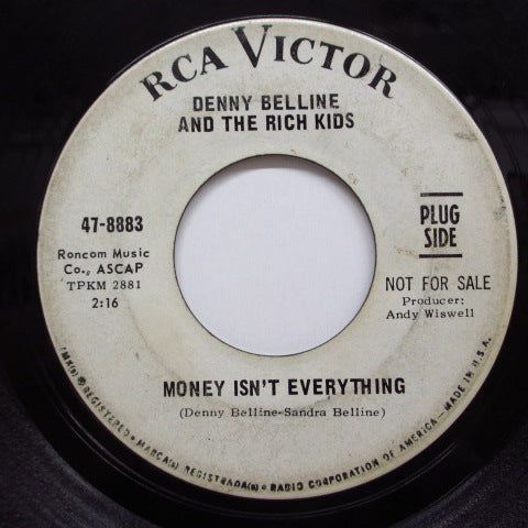 DENNY BELLINE & THE RICH KIDS - Money Isn't Everything (Promo)