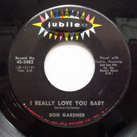 DON GARDNER - I Really Love You Baby (Orig.)