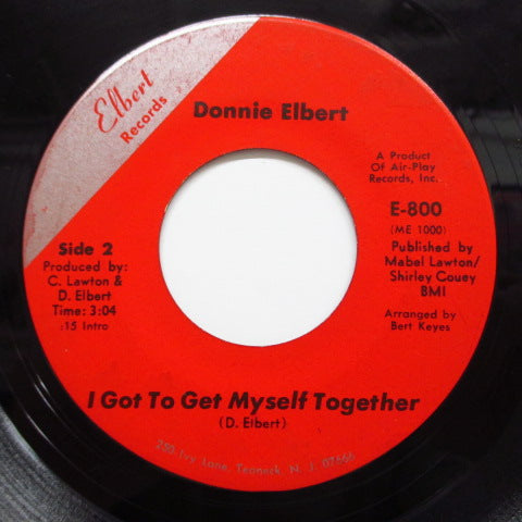 DONNIE ELBERT - I Got To Get Myself Together (Reissue / Elbert-800)