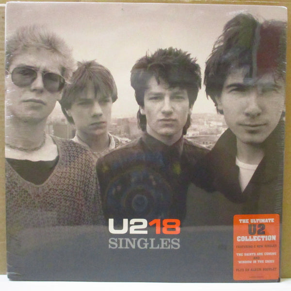 U2 - U218 Singles (UK-EU Orig.2xLP+Booklet-/初回白黒写真ジャケ/廃盤 New)