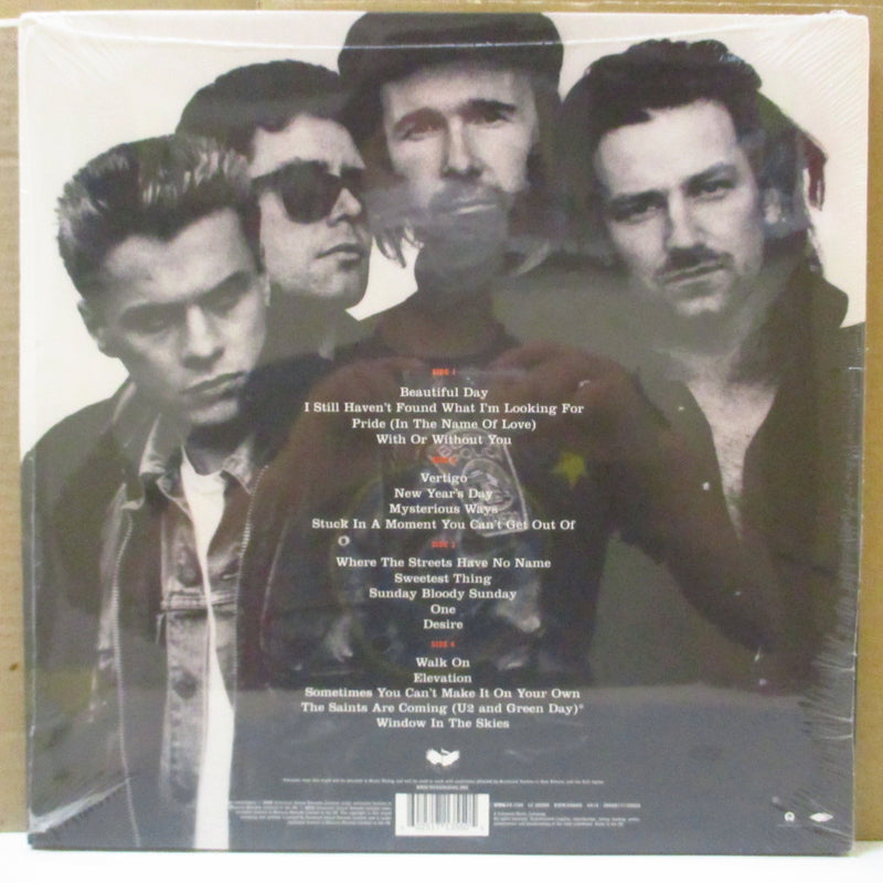 U2 - U218 Singles (UK-EU Orig.2xLP+Booklet-/初回白黒写真ジャケ/廃盤 New)