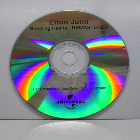 ELTON JOHN - Breaking Hearts - Remastered (UK Advance Promo)