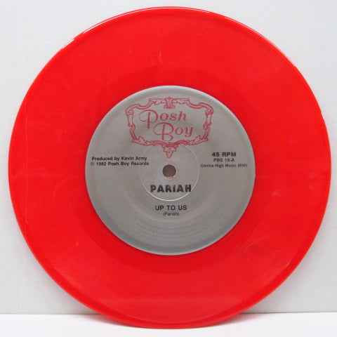 PARIAH (パライア)  - Up To Us (US Orig.Ltd.Red Vinyl 7")